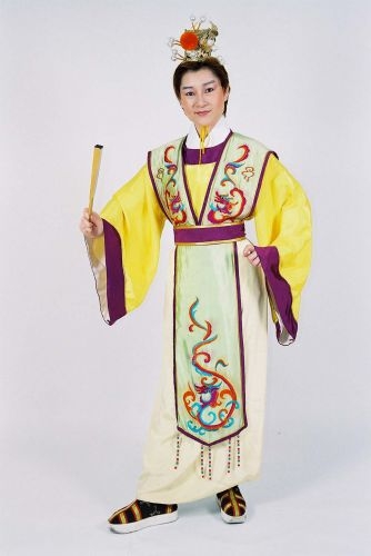 綠黃繡龍太子服 CM-86004